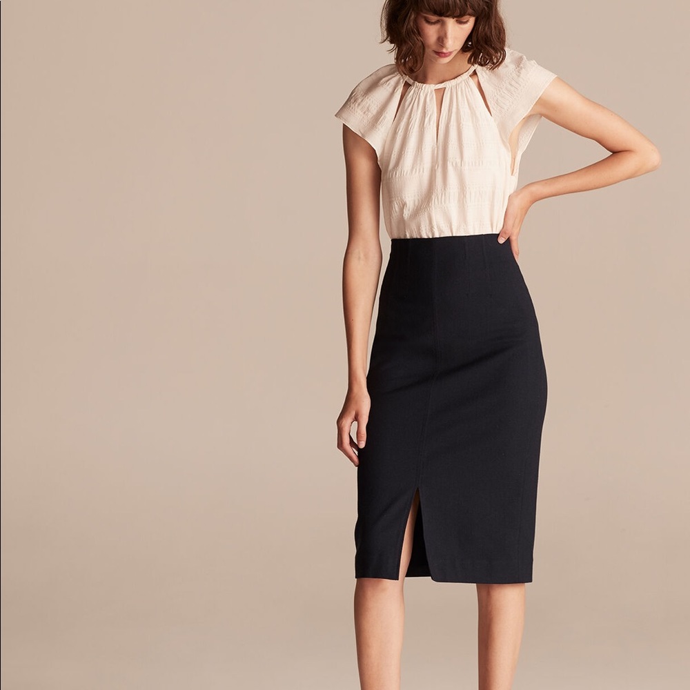 Rebecca Taylor Tailored Suiting Skirt Size 6